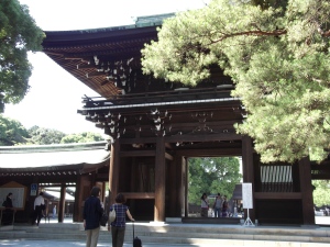 View of the Meiji Shrine